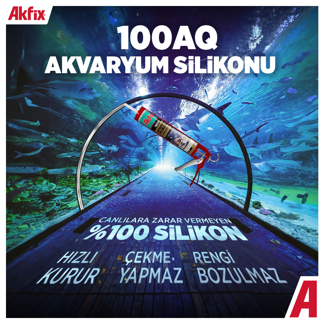 100AQ AKVARYUM SİLİKONU