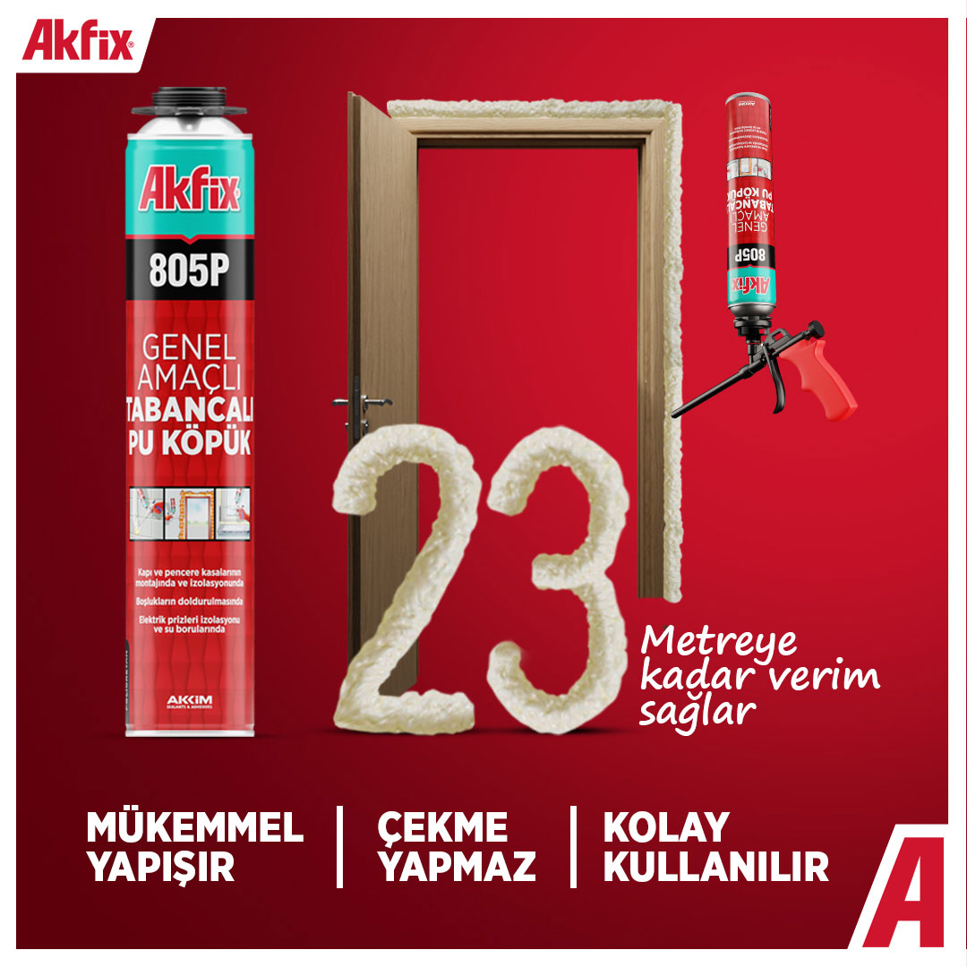 805P PROFESYONEL POLİÜRETAN MONTAJ KÖPÜĞÜ