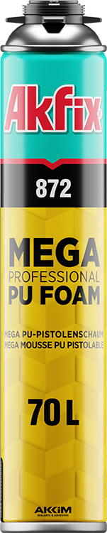 872 SPUMĂ PU MEGA PENTRU APLICATOR TIP PISTOL 70L