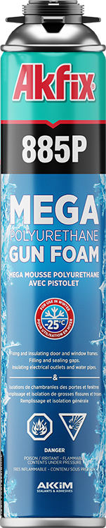 885 SPUMĂ PU MULTI-FUNCŢIONALĂ DE IARNĂ MEGA PENTRU APLICATOR TIP PISTOL -25°C 70L