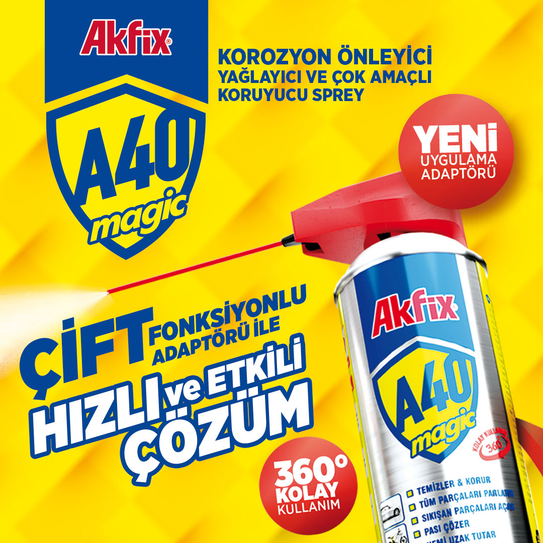 A40 MAGIC INHIBITOR DE COROZIUNE, LUBRIFIANT ȘI SPRAY DE PROTECŢIE MULTIFUNCŢIONAL