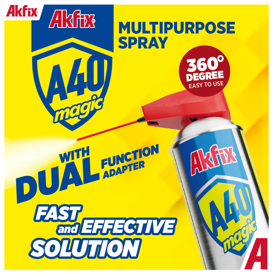 A40 MAGIC INHIBITOR DE COROZIUNE, LUBRIFIANT ȘI SPRAY DE PROTECŢIE MULTIFUNCŢIONAL